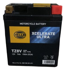 BATERIA MOTO AGM HELLA TZ8V - Image 1