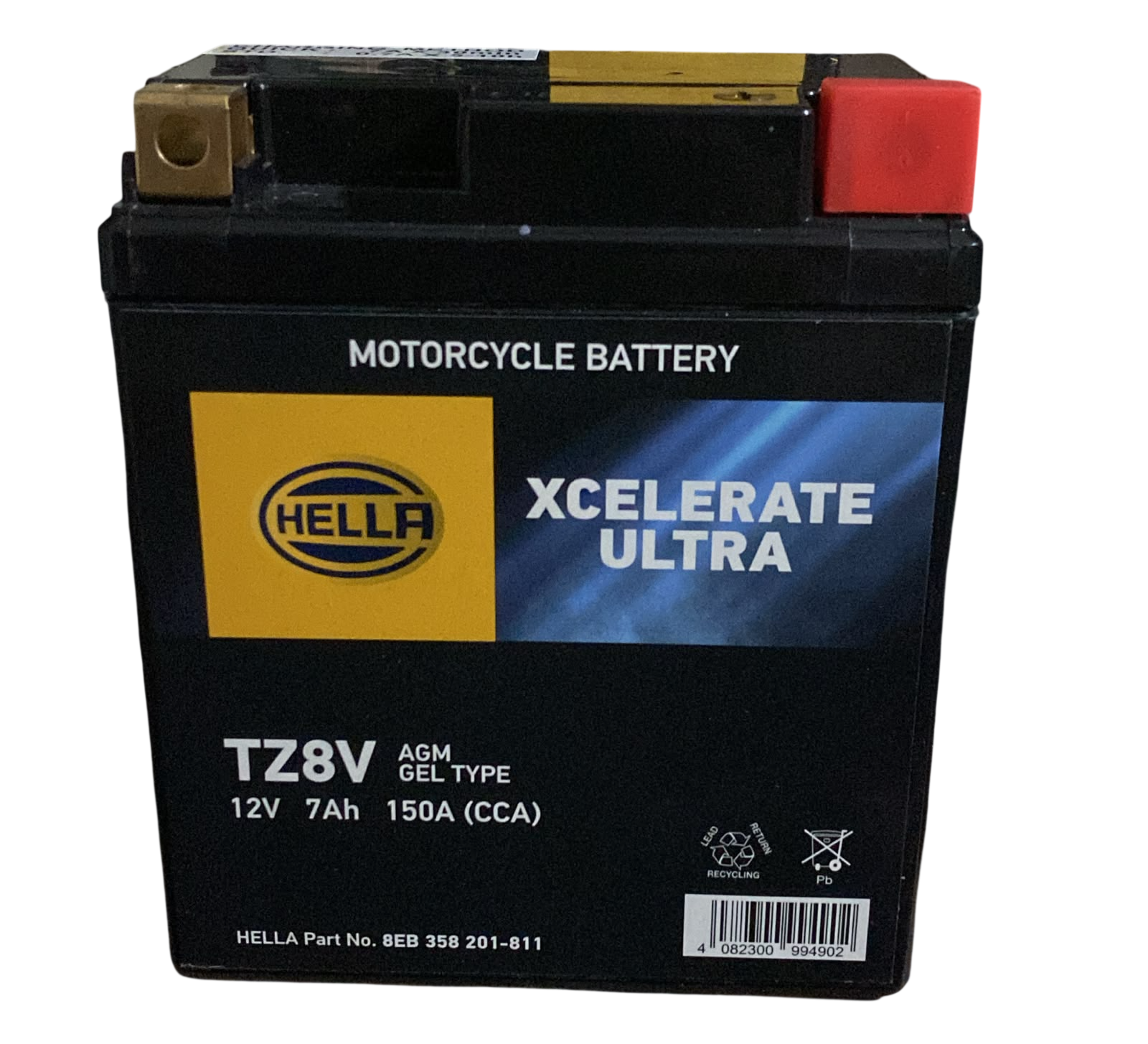 BATERIA MOTO AGM HELLA TZ8V